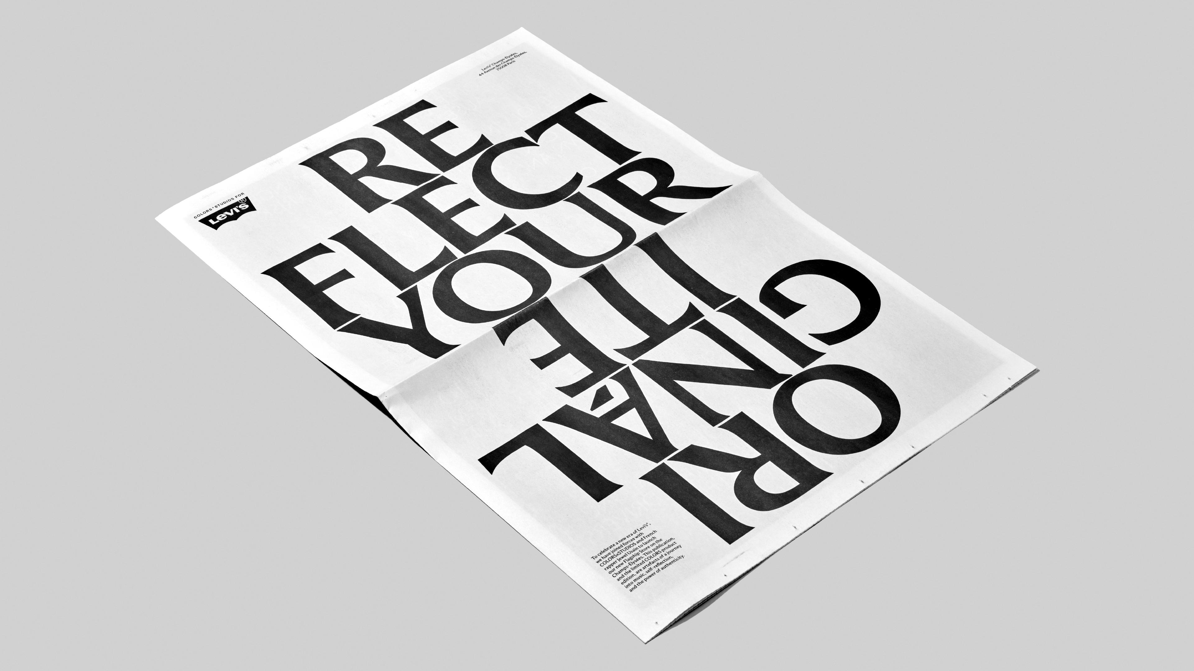 Levi's, Broadsheet